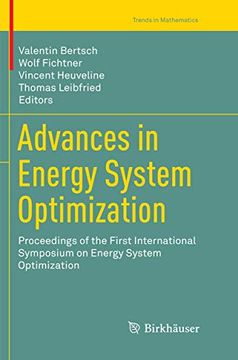 portada Advances in Energy System Optimization: Proceedings of the First International Symposium on Energy System Optimization (en Inglés)
