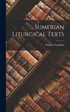 portada ... Sumerian Liturgical Texts (en Inglés)