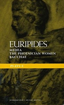 portada Euripides Plays: "Medea"; "The Phoenician Women"; "Bacchae" bk. 1 (Classical Dramatists) (en Inglés)