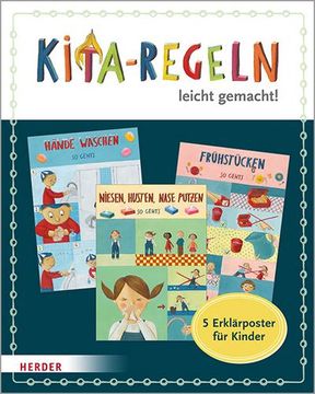 portada Kita-Regeln Leicht Gemacht: 5 Erklärposter im A2-Format für Kinder (in German)