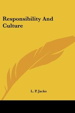 portada responsibility and culture (en Inglés)