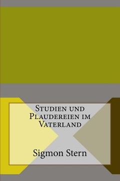 portada Studien und Plaudereien im Vaterland (in German)