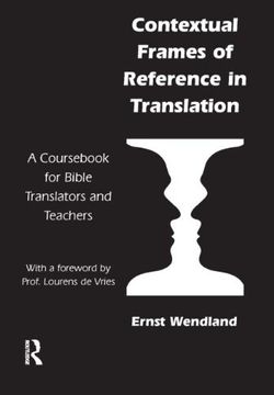 portada Contextual Frames of Reference in Translation: A Coursebook for Bible Translators and Teachers (en Inglés)