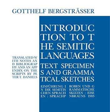 portada Introduction to the Semitic Languages: Text Specimens and Grammatical Sketches: Text Specimens and Grammatical Examples (en Inglés)