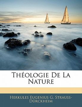 portada Théologie de la Nature (en Francés)