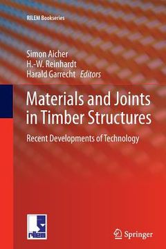 portada Materials and Joints in Timber Structures: Recent Developments of Technology (in English)