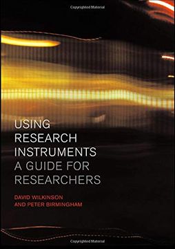 portada Using Research Instruments: A Guide for Researchers (en Inglés)