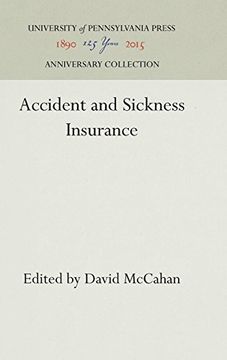 portada Accident and Sickness Insurance (s. S. Huebner Foundation for Insurance Education Lectures) (en Inglés)