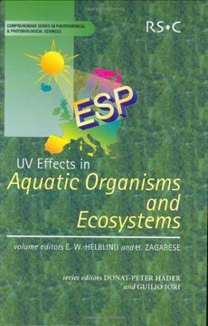 portada Uv Effects in Aquatic Organisms and Ecosystems (in English)