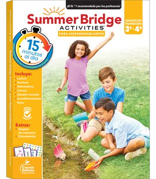 portada Summer Bridge Activities Spanish 3-4, Grades 3 - 4 (en Inglés)