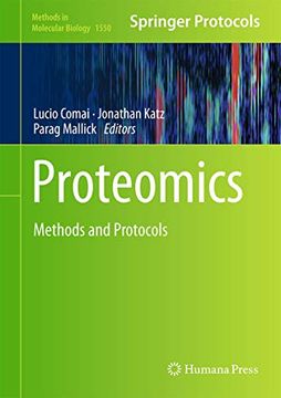 portada Proteomics: Methods and Protocols (Methods in Molecular Biology, 1550) (en Inglés)