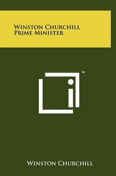 portada winston churchill prime minister (en Inglés)