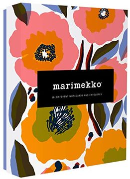portada Marimekko Kukka Notecards: (Greeting Cards Featuring Scandinavian Design, Colorful Lifestyle Floral Stationery Collection) 