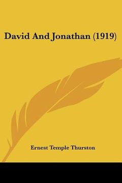 portada david and jonathan (1919) (in English)