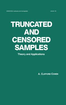 portada Truncated and Censored Samples: Theory and Applications (Statistics: A Series of Textbooks and Monographs)