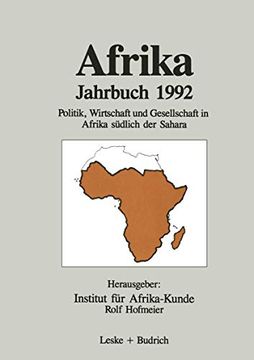 portada Afrika Jahrbuch 1992: Politik, Wirtschaft Und Gesellschaft in Afrika Südlich Der Sahara (en Alemán)