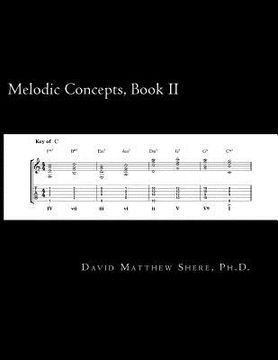 portada Melodic Concepts, Book II: Fundamentals of Jazz Improvisation for electric guitar (en Inglés)