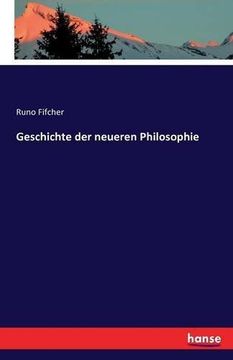 portada Geschichte Der Neueren Philosophie (German Edition)