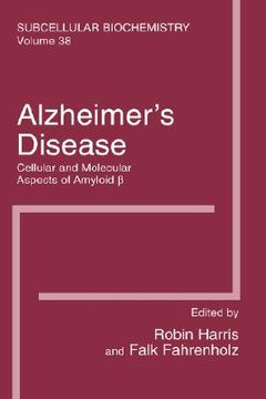 portada alzheimer's disease: cellular and molecular aspects of amyloid beta (en Inglés)