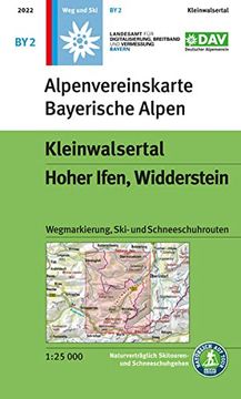 portada Kleinwalsertal, Hoher Ifen, Widderstein 1: 25 000 (en Alemán)