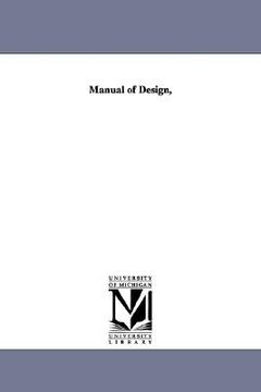 portada manual of design, (en Inglés)