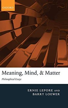 portada Meaning, Mind, and Matter: Philosophical Essays (en Inglés)