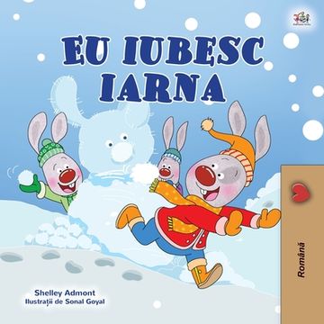 portada I Love Winter (Romanian Children's Book)