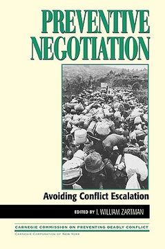 portada preventive negotiation: avoiding conflict escalation (en Inglés)