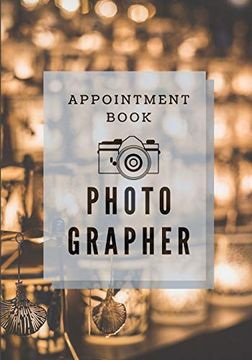 portada Photographer Appointment Book | Vintage Lamp Shadow Blur Beautiful Shine Cover: Pop Gift for Men,Women Photographer who Love Photo Business Size 7X10 205 Pages 