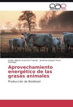portada Aprovechamiento energético de las grasas animales: Producción de Biodiesel (Spanish Edition)