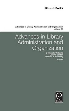 portada Advances in Library Administration and Organization (en Inglés)