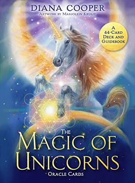 portada The Magic of Unicorns Oracle Cards: A 44-Card Deck and Guid 