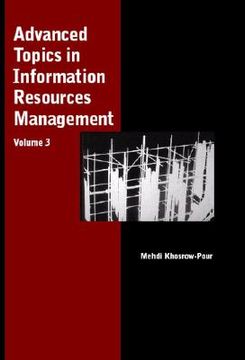 portada advanced topics in information resources management, volume 3 (en Inglés)