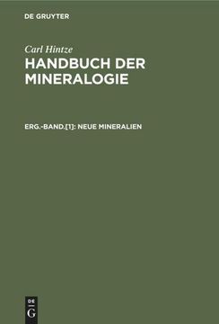 portada Neue Mineralien (en Alemán)