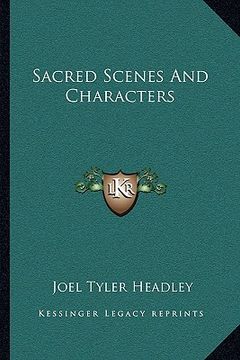 portada sacred scenes and characters (en Inglés)
