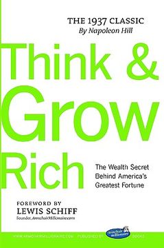 portada think and grow rich with foreword by lewis schiff (in English)