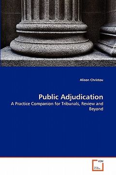 portada public adjudication (en Inglés)
