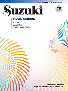 portada Suzuki Violin School: Violin Part, Book & cd, Asian Edition: 1 (en Inglés)