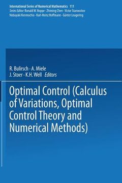 portada Optimal Control: Calculus of Variations, Optimal Control Theory and Numerical Methods (en Inglés)