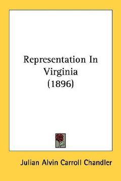 portada representation in virginia (1896) (en Inglés)