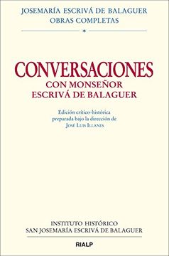 portada Conversaciones con Mons. Escriva de Balaguer (in Spanish)