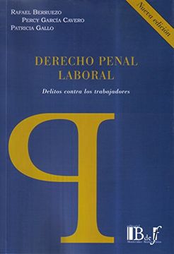 portada Derecho Penal Laboral (in Spanish)