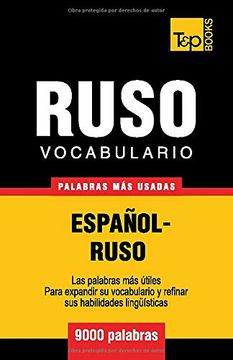 portada Vocabulario Español-Ruso - 9000 Palabras más Usadas: 257 (Spanish Collection) (in Spanish)