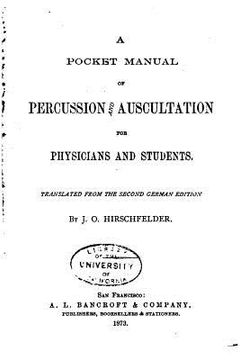 portada A Pocket Manual of Percussion and Auscultation for Physicians and Students (en Inglés)