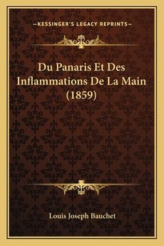 portada Du Panaris Et Des Inflammations De La Main (1859) (en Francés)