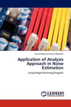portada application of analysis approach in noise estimation (en Inglés)