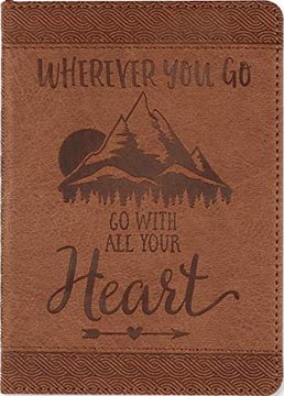portada Wherever you go, go With all Your Heart Artisan Journal (Vegan Leather Not) (en Inglés)