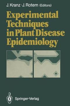 portada experimental techniques in plant disease epidemiology (en Inglés)