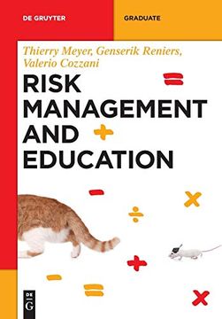 portada Risk Management and Education (de Gruyter Textbook) (en Inglés)