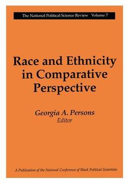 portada race and ethnicity in comparative perspective (en Inglés)